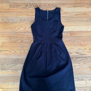 J. Crew Midnight Blue Midi Dress